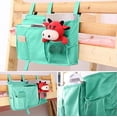 thumbnail image 4 of Gogcaro Bedside Storage Caddy, Bunk Bed Organizer Bed Storage Pocket Bedside Organizer Hanging Bed Storage Caddy for College Dorm Room, Hospital Bed Rails, Baby Bed, Camp (Green), 4 of 7