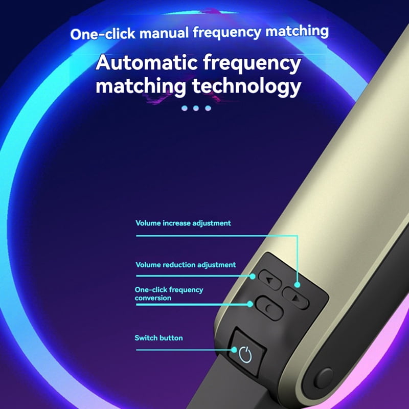 SKM9000 Wireless Microphone Professional UHF Frequency Adjustable Ultimate Sound Clarity for Show Teaching Wedding B