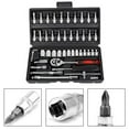 thumbnail image 3 of 46 Piece Socket Wrench Set Car Repair Tool Socket Car Parts Toolbox Set, 3 of 10