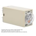 thumbnail image 3 of H3Y 2 Delay Timer 8 Pin Timer Relay 0~60m for Multiple Purpose, Transparent Dial with Stable Quality, Brass Material, Applicable Electrical, Home Appliances, Industrial Control,, 3 of 7