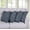 Bering Sea, variant on Home Soft Things Quilted Micromink 4 Piece Throw Pillow Cover Set - Grey - 20" x 20"