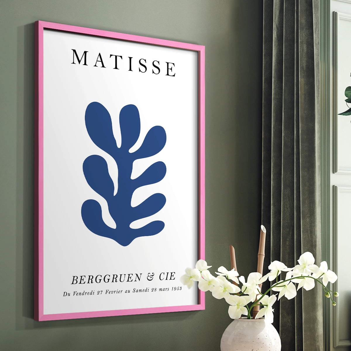 Matisse CCXCVIII in Solid Wood 11 x 14 Framed Print