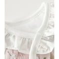 thumbnail image 5 of MEZZALL Boys Girls Long Sleeve Flowers Prints Ribbed Romper Jumpsuit Onesie, Light Pink, 3-6 Months, 5 of 6