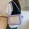 thumbnail image 4 of Clear Designs School Essential JK Ita Bag Crossbody Bags Showcasing Unique Badges And Stickers For Trendsetters, 4 of 20