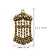 thumbnail image 3 of Miangastore DIY Use Key Hanging Adornment Golden 6Pcs 1.7x0.9In, 3 of 8