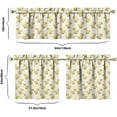 thumbnail image 2 of Duck Curtains Valances and Tiers Set for Windows, Bathroom Window Curtain Valance 3 Piece Sets for Animal Lovers,Kitchen Decor for Living Room,54"x 24", 2 of 6