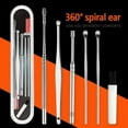 thumbnail image 3 of 6Pcs/Set Stainless Steel Ear Care Cleaning Tool Earpick Cleaner Curette Spoon Health Care Earpick Ear Wax Pickers Remover Tool, 3 of 5