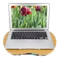 thumbnail image 4 of Soft Laptop Cushion Desk, Practical High-Quality Cloth Cover Laptop Table, For Office Staff Outdoor Travel Flower-Pattern, 4 of 8