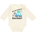 thumbnail image 3 of Inktastic Book My Reservation I'm Going to Grandma's Boys or Girls Long Sleeve Baby Bodysuit, 3 of 5