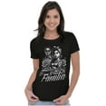 thumbnail image 3 of La Familia Chicana Chola Roses Womens Slim Fit Graphic Tee Brisco Brands S, 3 of 5