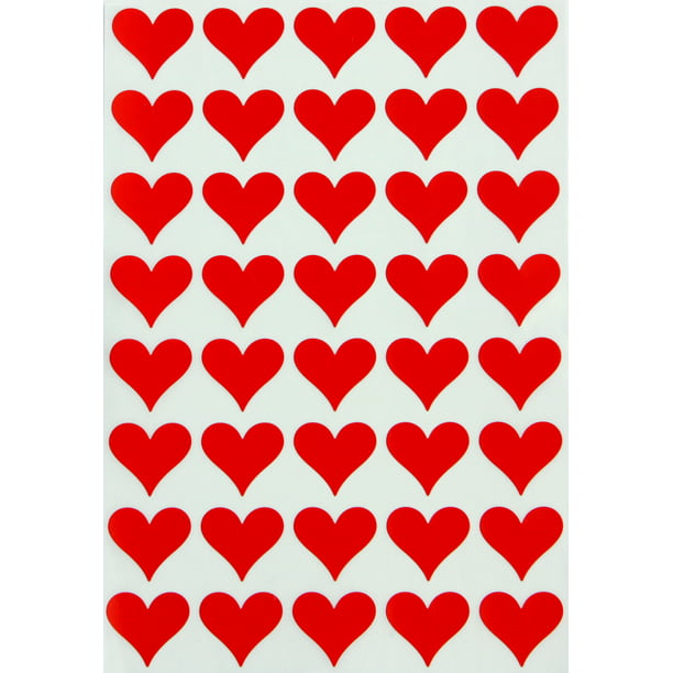 session quality Injustice Heart Shaped Stickers, Red Hearts Envelope Seals , One size, Royal Green -  200 pack - Walmart.com