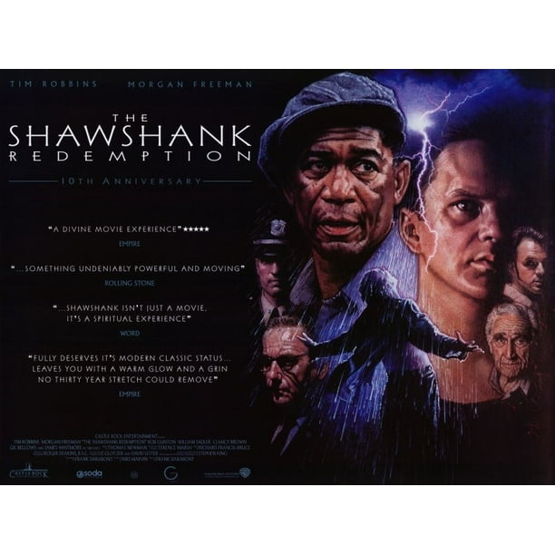 The Shawshank Redemption Movie Poster 30 X 40 Style A Walmart Com Walmart Com