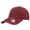 Burgundy, variant on Vintage Washed Cotton Baseball Caps, Original Classic Adjustable Size Low Profile Unconstructed Distressed Dad Hat - Black