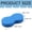Red, variant on Compact Whiteboard Wiper Eraser, Office Board Cleaning Accessory