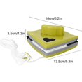thumbnail image 2 of Window Washer Magnetic Double Sided Squeegee Magnetic Wiper Cleaning Tool for 3-8mm Window Glass - Green, 2 of 3