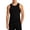 A Black, variant on Compression Shirt Men Men's Compression Tank Sleeveless Casual Fitness Sports Running Men's Crew Neck Patchwork Ribbed Knit Ribbed Sleeveless Jacket Solid Color Top White M