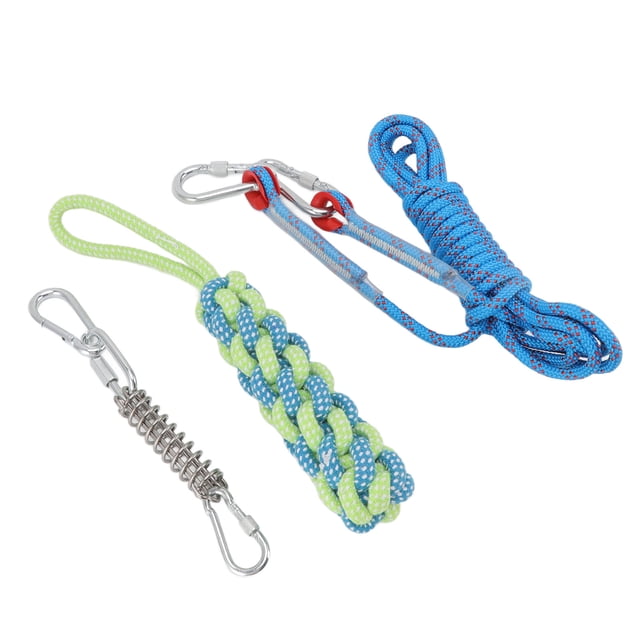 Dog Bungee Rope, Rust Protection Spring Pole Dog Rope Toy Stainless Steel Spring Muscle Builder For Outdoor Play
