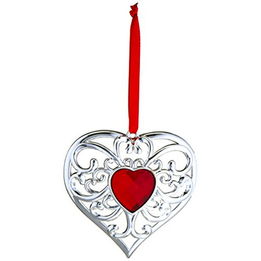 Lenox Gemmed Heart Ornament