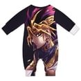 thumbnail image 2 of Yu-Gi-Oh Baby Onesie Romper Footless Infant Long Sleeve Jumpsuit for Boys Girls, 2 of 8