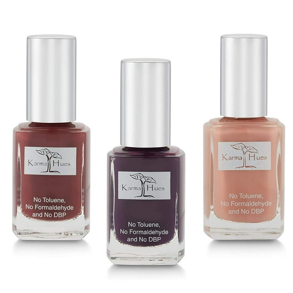 karma Organic beautiful Combination of Natural Nail Polish-Non-Toxic Nail Art, Vegan and Cruelty-Free Nail Paint