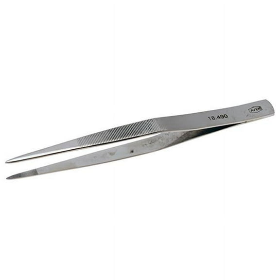 Aven 18490 General Purpose Blunt Tip Tweezers - 5.68 Inch