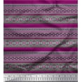 thumbnail image 1 of Soimoi Georgette Viscose Fabric Aztec Kilim Printed Fabric 1 Yard 42 Inch Wide, 1 of 1