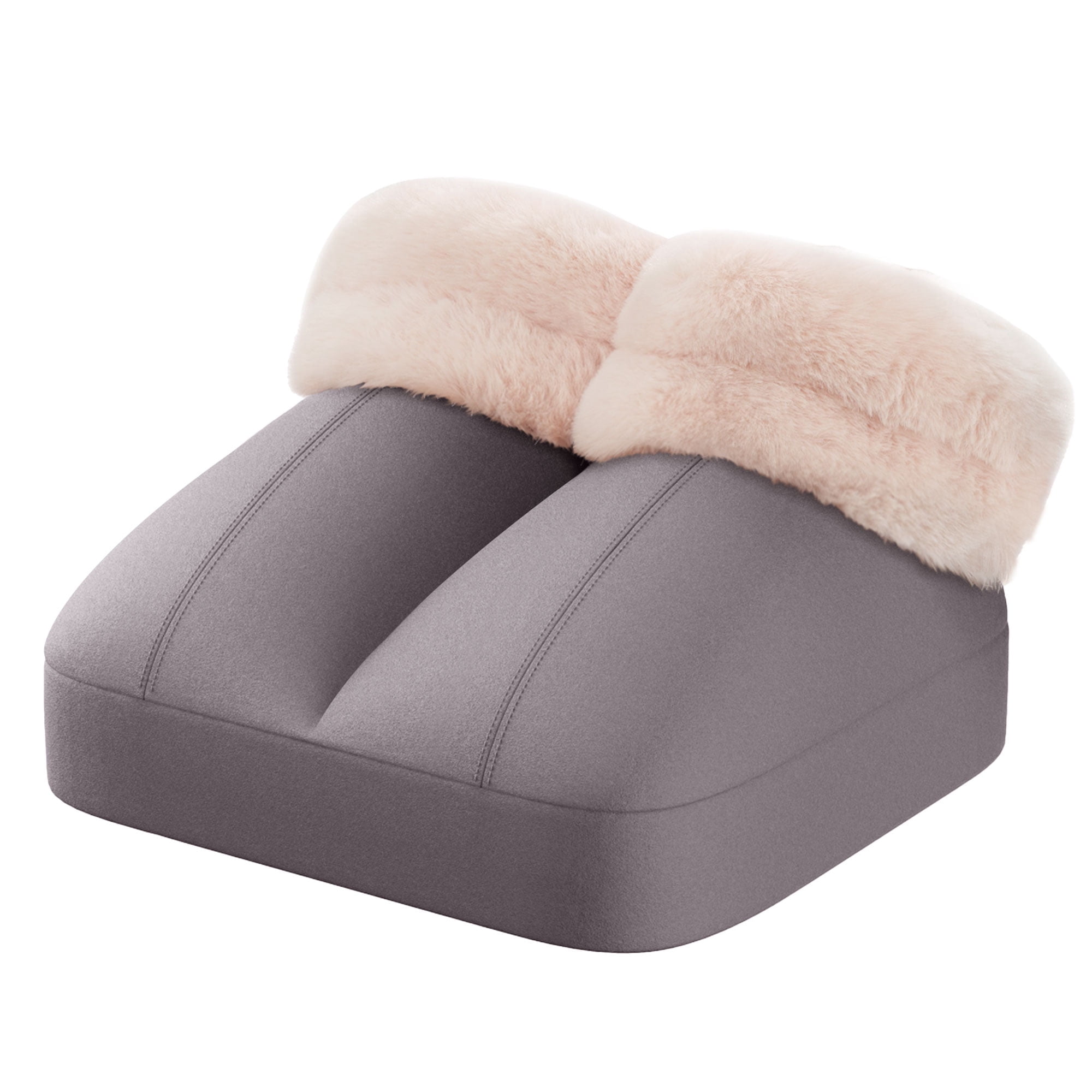 Foot Warmer with Vibration, Foot Massager Fast Heating for Women & Men, Gray