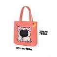thumbnail image 3 of BingTong Cute Pig‑Shaped Pet Carrier Tote Bag,Soft Canvas Small Pet Shoulder Handbag,Breathable Opening Design,Travel Carrier for Small Cats Puppies,Outdoor Walking Shopping Daily,Pig, 3 of 6