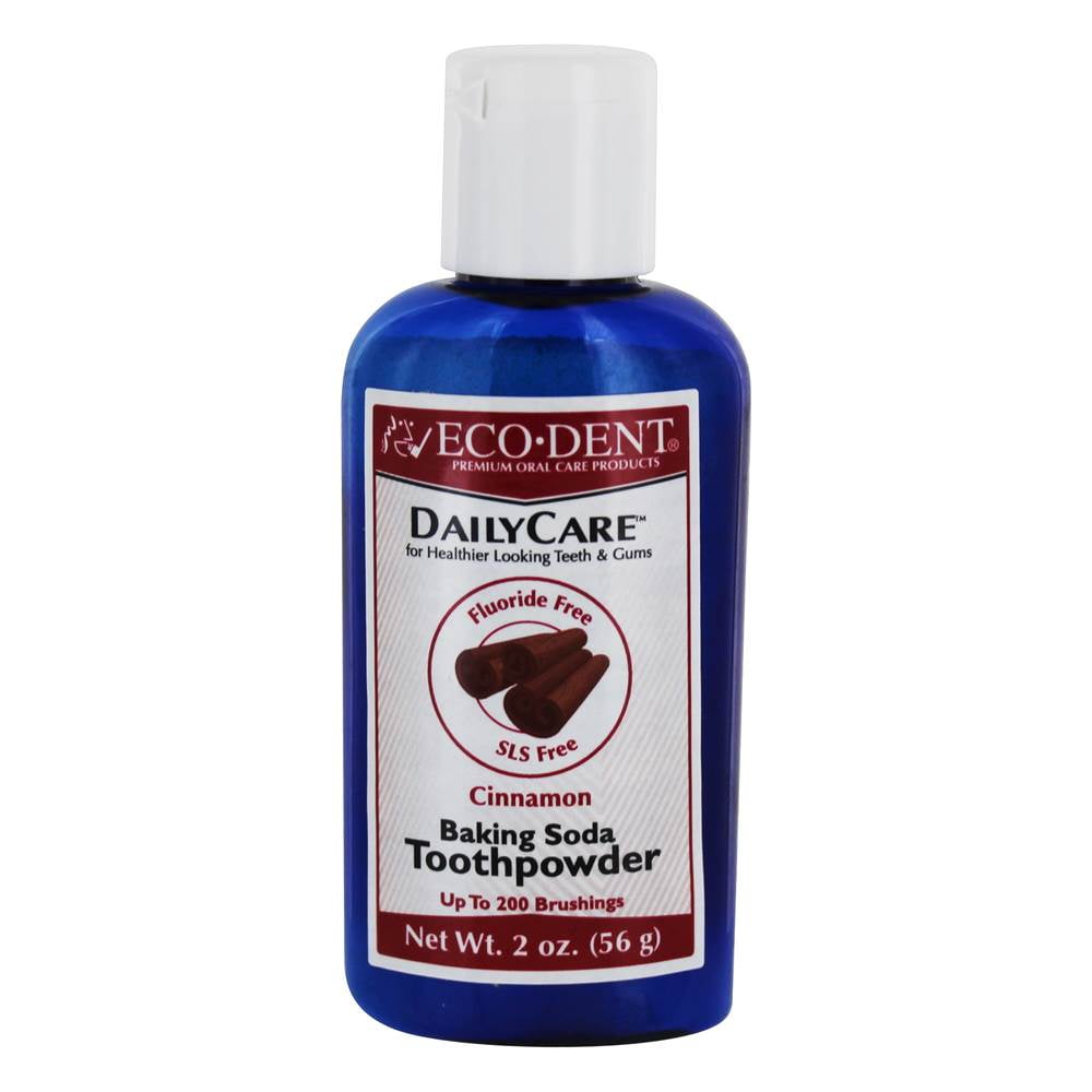 Eco-Dent Toothpowder Daily Care - Cinnamon - 2 oz
