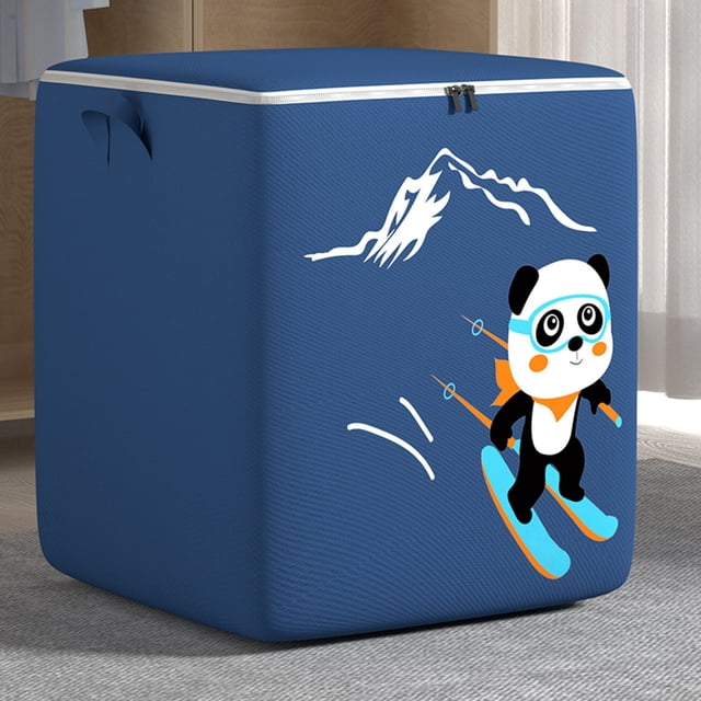 Oversized Clothes Quilts Storage Bag Wardrobe Sorting Storage Box Portable Storage Bag Zipper Cup Storage Bag