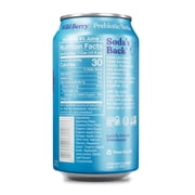 poppi Wild Berry Prebiotic Soda, 12 fl oz, 1 Pack Can