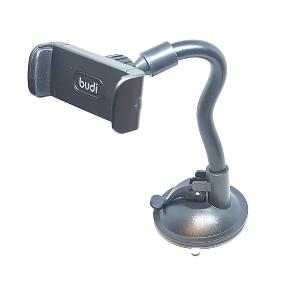 Budi Universal Windscreen Slimline Car mount Holder with 360 Rotation