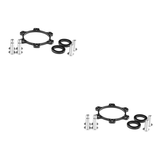 Eigraketly Kit de adaptador de cubo de rueda de bicicleta, almohadilla de conversión de repuesto, aleación de aluminio, 6 agujeros, convertidor de freno Type1 Eigraketly CBP252704