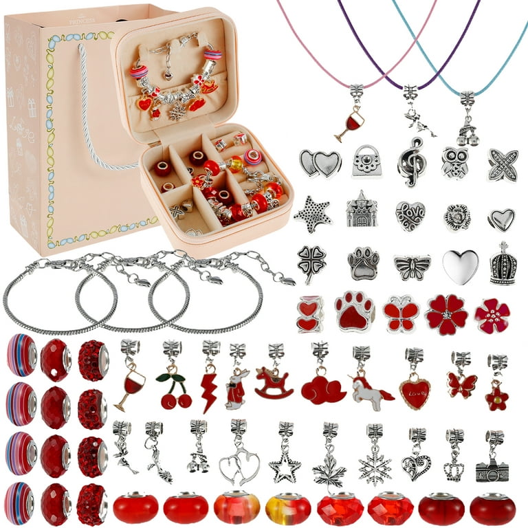 Evjurcn 66Pcs Bangle Bracelet Making Kit DIY Jewelry Making Kit