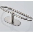 thumbnail image 3 of Accesorios de baño Toallero de acero inoxidable 304 Toallero de papel cepillado Toallero de papel perforado gratis Toallero Toallero Adhesivo de perforación libre Toallero de varilla única, 3 of 5