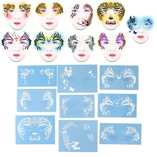 W01 Heart Wrap Face Painting Stencil – Ooh! Body Art Stencils