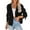 Black, variant on CHUMUD Women's Crop Double Breasted Trench Coat Raglan Sleeve Work Office Cropped Jacket with Pockets Fashion Outerwear