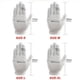 thumbnail image 3 of Cheap!Maojin Paquete de 6 guantes de algodón blancos para manos secas, guantes de humedad durante la noche, guantes de spa, guantes blancos para mujeres y hombres, 3 of 7
