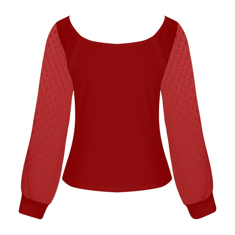 トップス UN3D. POINT BORDER FLARE SLEEVE TOP 38 UN3D. POINT BORDER