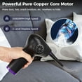 thumbnail image 2 of Electric Air Duster, 50000 RPM Strong Power Motor Dust Blower, Compressed Air Duster with 5 Nozzle Tubes, 2-Speed Electric Dust Remover with LED Light for Computer Keyboards, 2 of 6