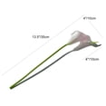 thumbnail image 2 of 20 pcs Pu Calla Lily Artificial Flower Mini Calla Lily Flower Wedding Bouquet Home Decoration Simulation, 2 of 6