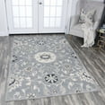 thumbnail image 3 of Alora Decor Cascade 8' x 10' Floral Gray/Taupe/Tan Hand-Tufted Area Rug, 3 of 14