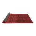 thumbnail image 2 of Ahgly Company Indoor Round Abstract Red Modern Area Rugs, 6' Round, 2 of 4