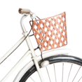thumbnail image 5 of DecMode White Metal Bike Wall Decor with Black Wheels and Orange Basket, 5 of 13