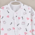 thumbnail image 4 of KPOPLK New Born Baby Layette Gift Set 5 Piece Cotton Girl Boy Clothing and Essentials Accessories 0 3 Months(0-3 Months,Pink), 4 of 5