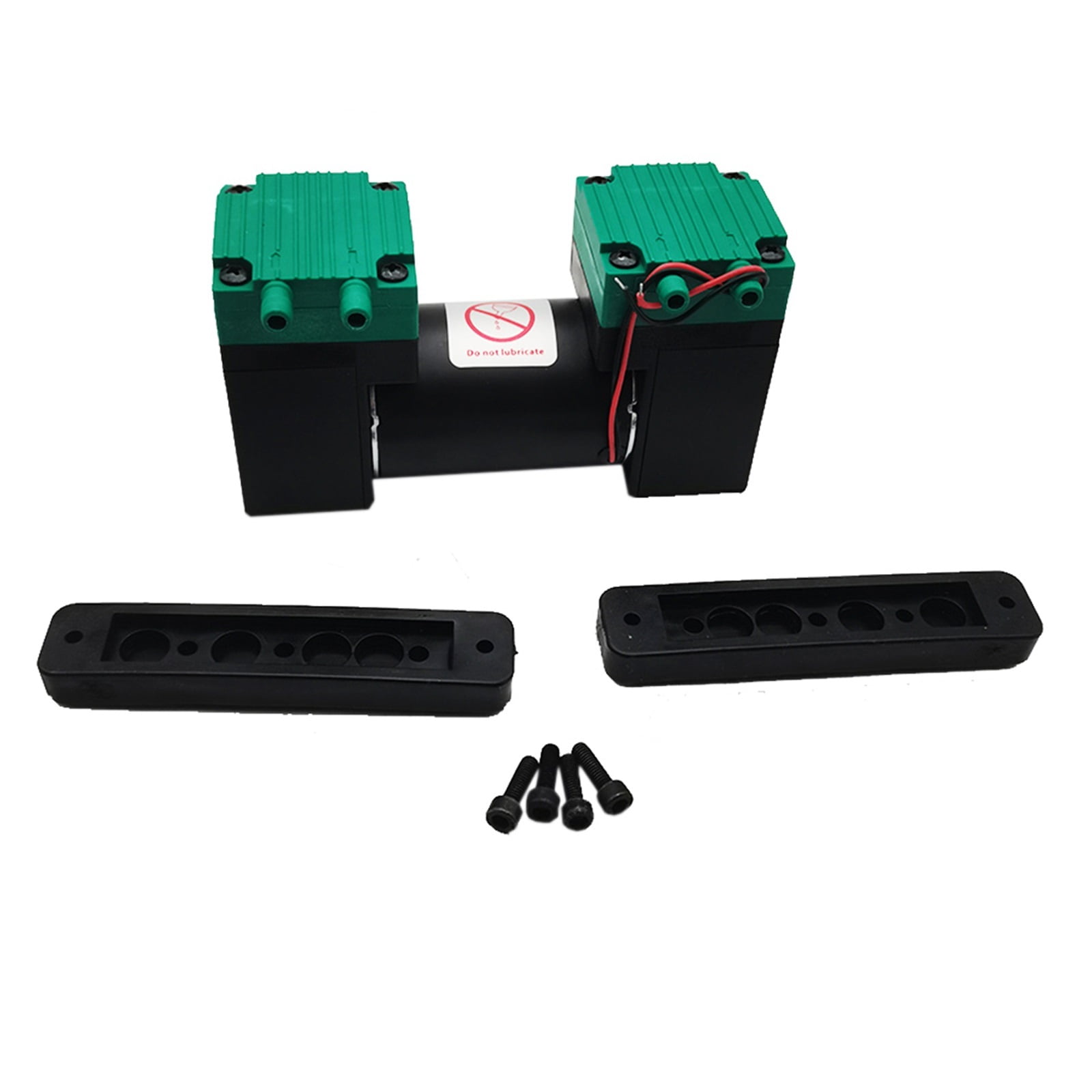 Micro Vacuum Pump Electric Pump Silent Small Air Pump Double Heads Diaphragm Pump 20L/MIN