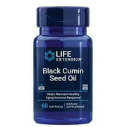 Life Extension Black Cumin Seed Oil - Immune Support & Promotes a Healthy Inflammatory Response - Gluten-Free, Non-GMO - 60 Softgels