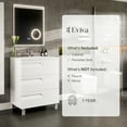 thumbnail image 7 of EVIVA Joy White Freestanding 28 Inch Bathroom Vanity, 7 of 7