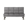 thumbnail image 2 of Gray Futon Sofa With Contemporary Style, 2 of 11