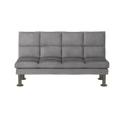 Gray Futon Sofa With Contemporary Style